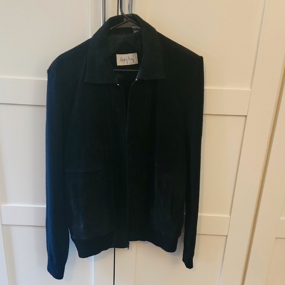 Mister Marr Vintage 70's Suede zip up Jacket Mens Size L - Picture 1 of 6